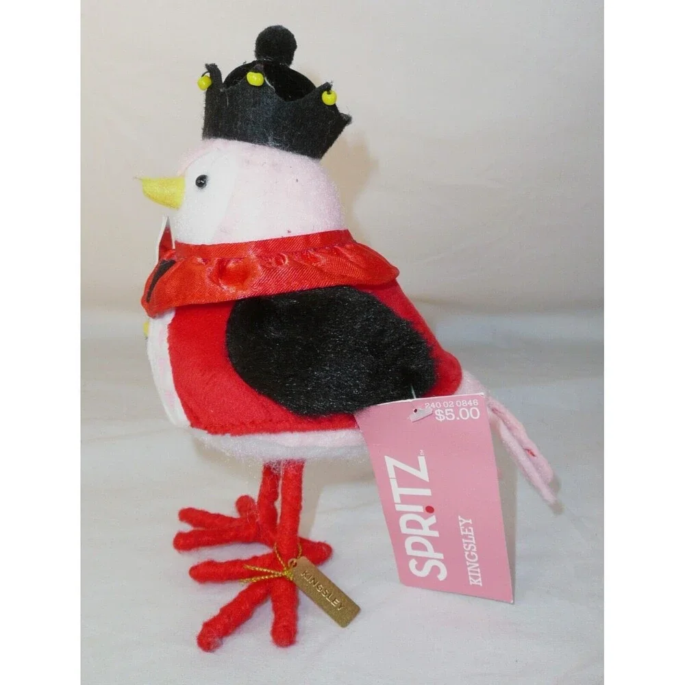 2024 Target Spritz Bird Valentine’s Day Kingsley + Queenie Fabric Bird Tags NEW